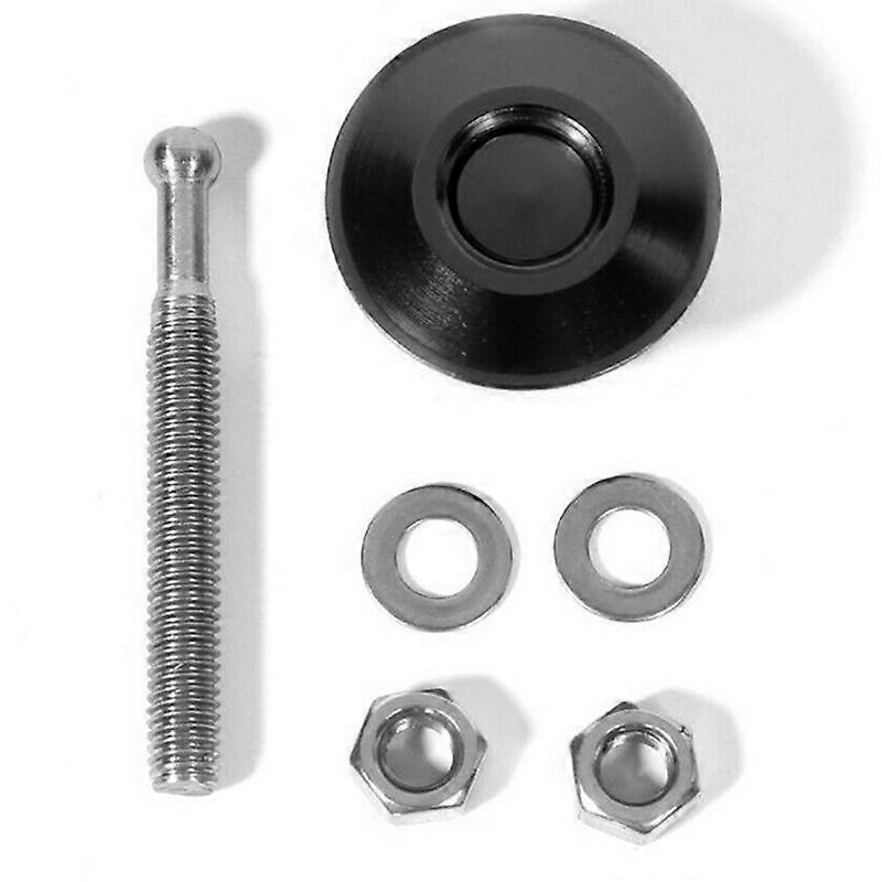 4X Push Button Quick Release Car Hood Bonnet Latch Pin Lock Bumper Clip ...