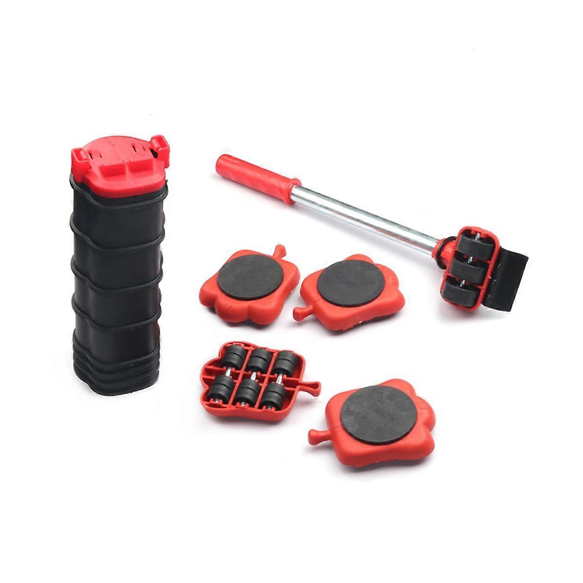 14PC Set Furniture Mover Tool Transport Set Transport Lifter Heavy Stuff Moving 4 Wheeled Mover Rol