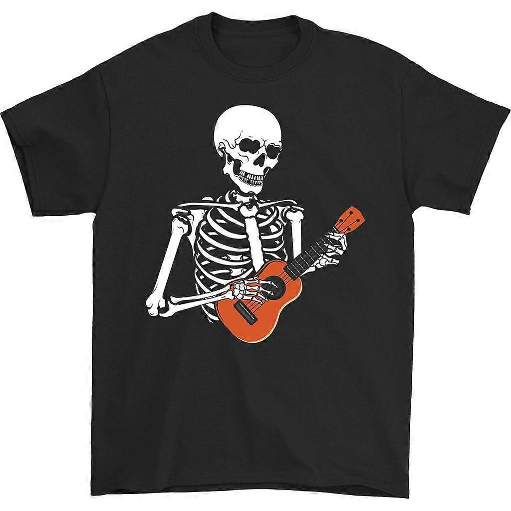 Skeleton Playing A Ukulele T-shirt