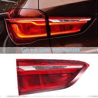 Left Rear LED Tail Light For BMW X1 2016-2019 – Red Housing, Warm White, 1-Year Warranty, Mzorange
