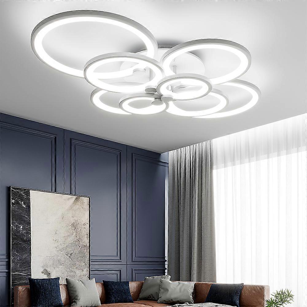 Livingandhome 8 Head Cool White LED Ceiling Light