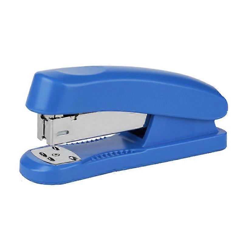 Office Stapler Effortless Ergonomic Reliable Desktop Stapler Metal Stapler for 24/6 Staple for Schools Blue