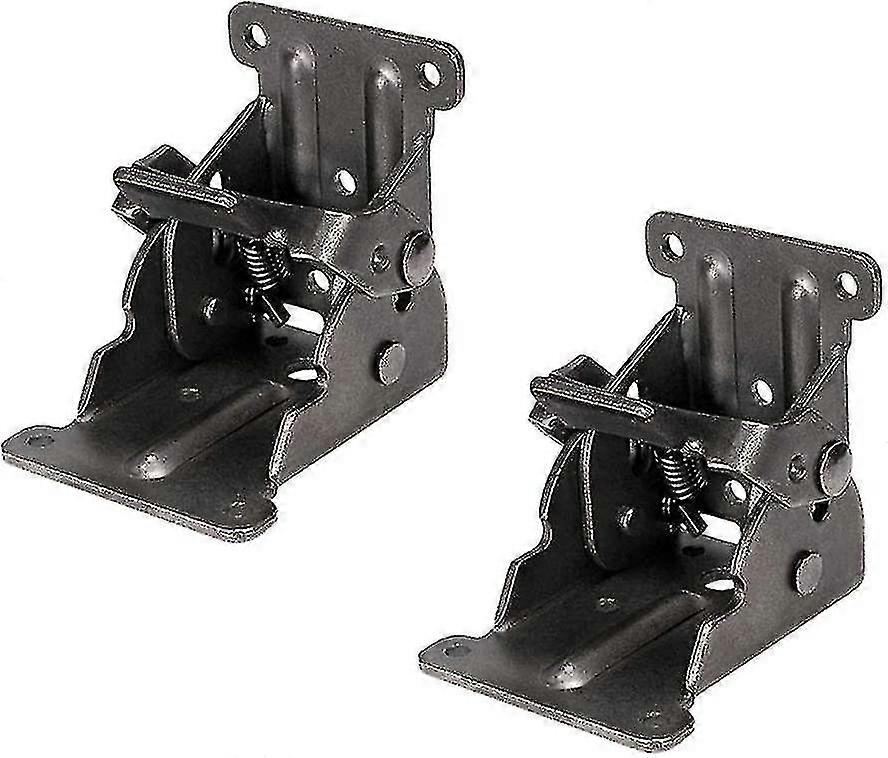 2pcs Folding Support Bracket, Self-locking Hinges, Folding Furniture Flap Leg Hinge, Folding Support