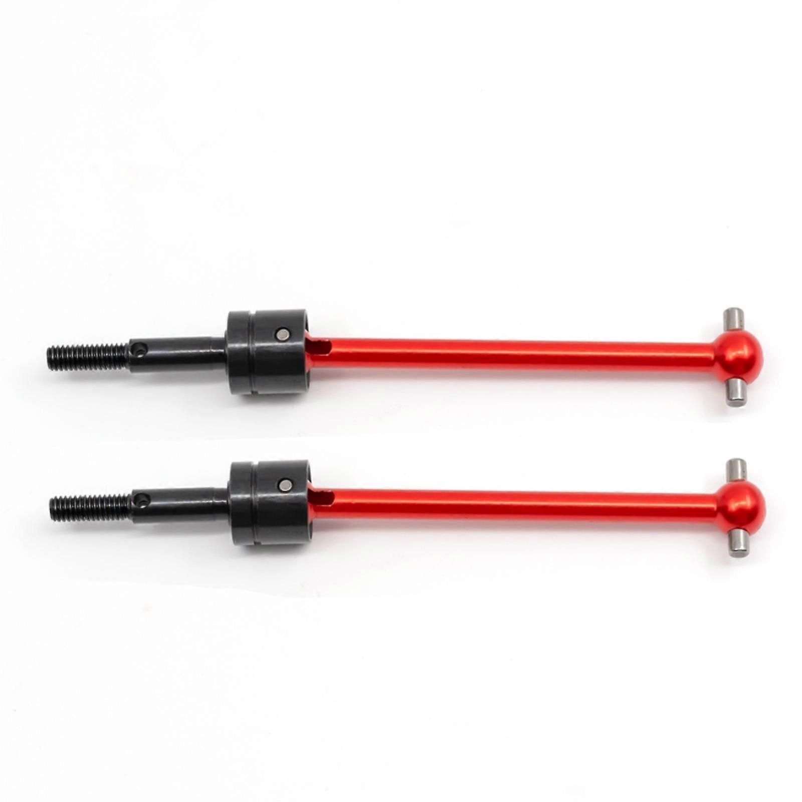 Aluminum Alloy Universal Drive Shaft CVD (64mm) Replacement for DT03 TT02B -02B Remote Control Car Upgrade Parts Accessories red