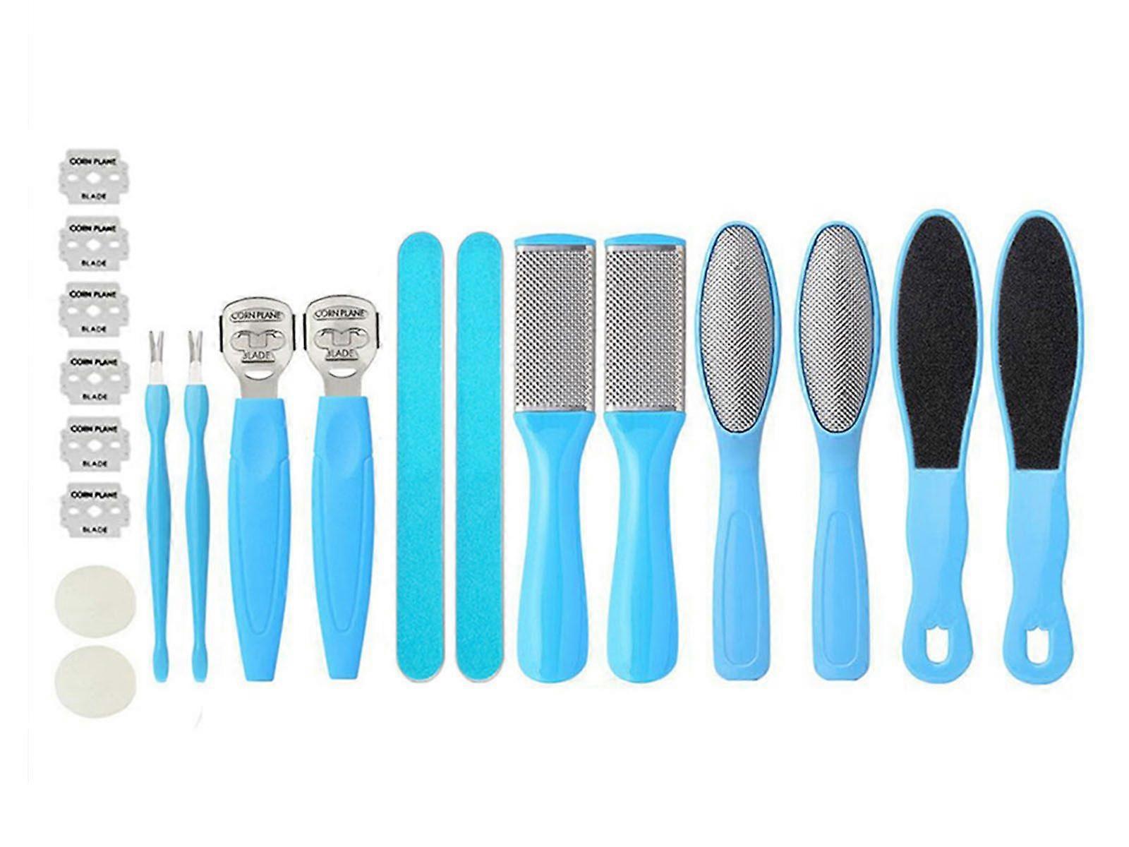 16 Piece Pedicure Kit Foot File Callus Remover Set