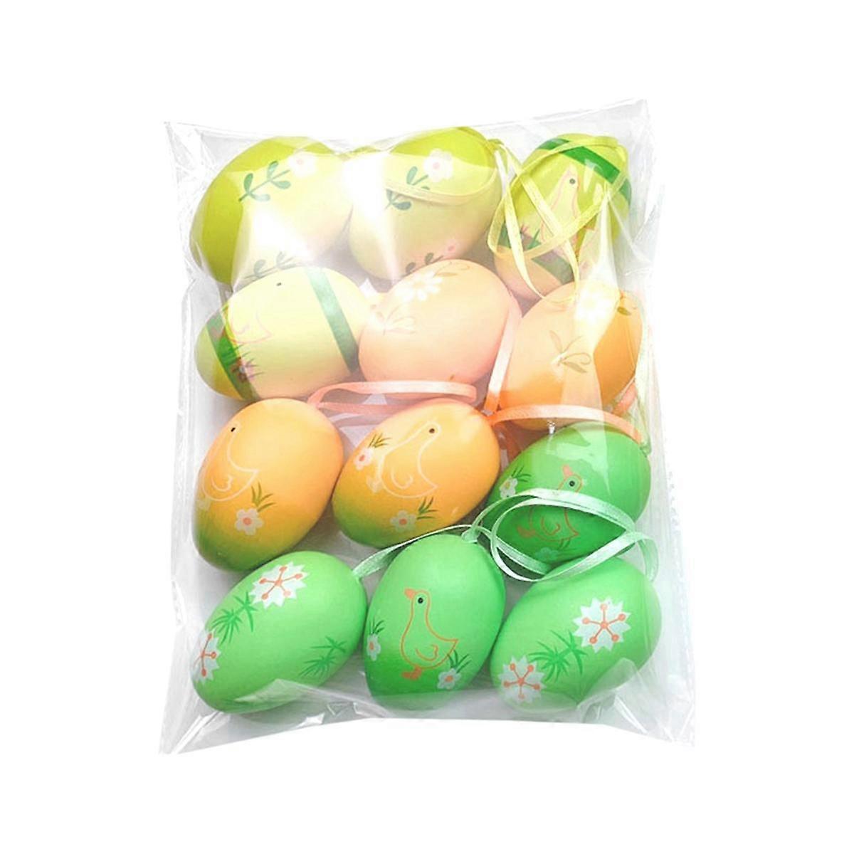 C Easter DIY Hand-Painted Eggs Kindergarten Coloring Toys Simulation Eggs Coloring Eggs