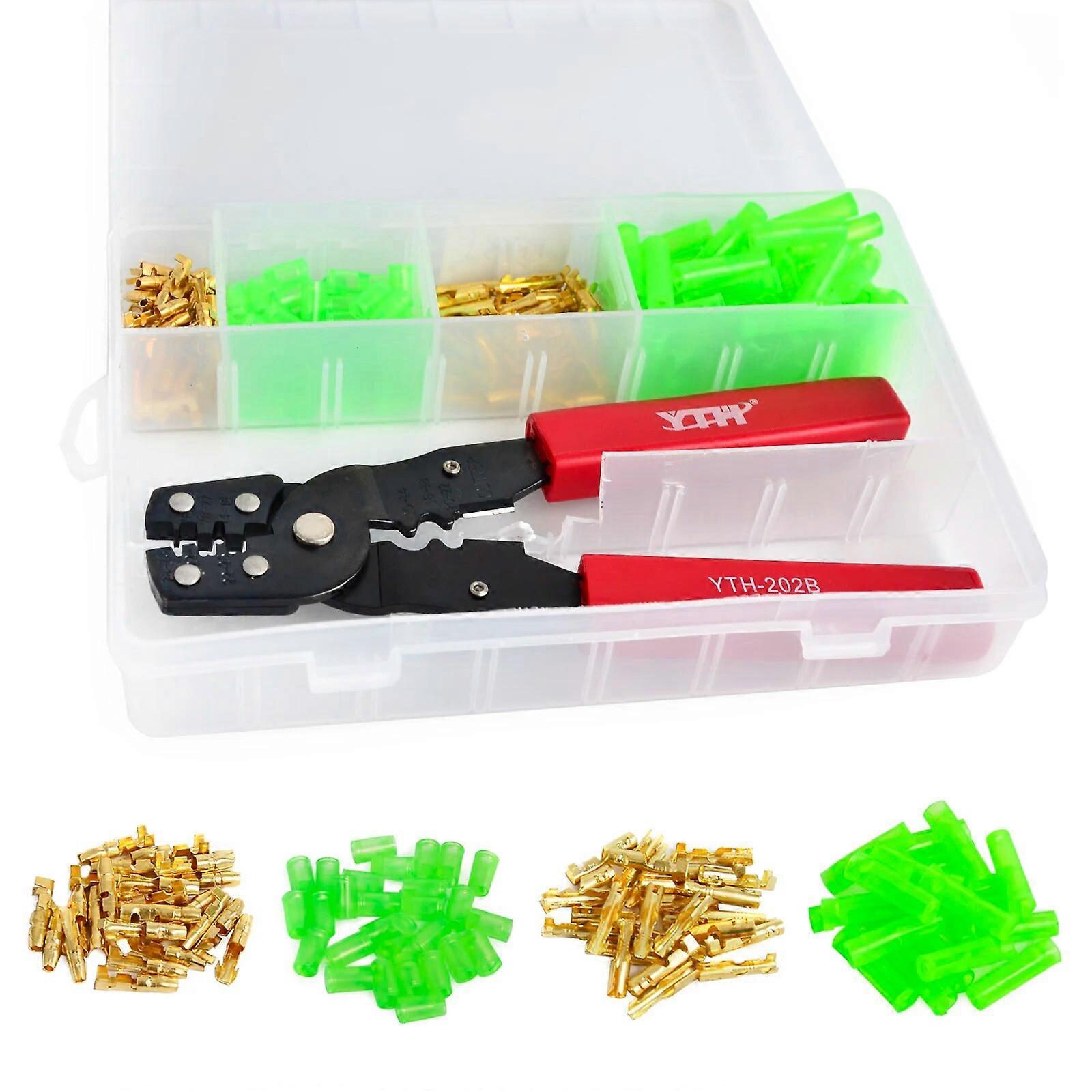 NICECNC Universal Pro Crimpers Compact Crimping Tool 3.9 Japanese Male Bullet Connector