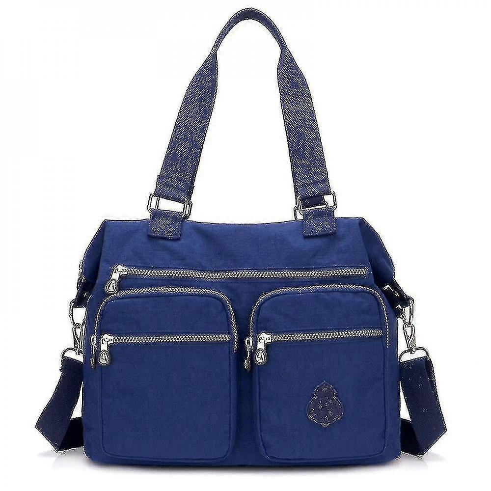 Water Repellent Nylon Shoulder Bag(dark  )