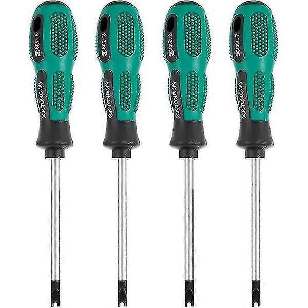 U Fork Screwdriver Set 4pcs - Ergonomic Design, Comfortable Grip, Maximum Torque, Professional Quality Chrome Vanadium Steel