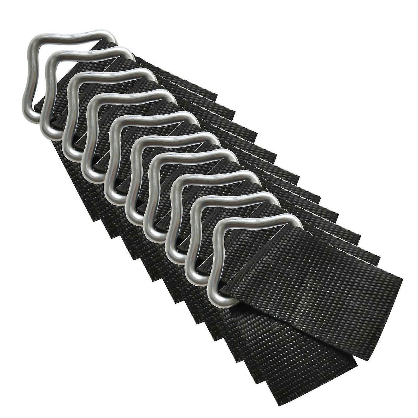 10 stk Quick Connect Trampoline Triangle Ring V-ringer High Strength Buckle Spring New Cy