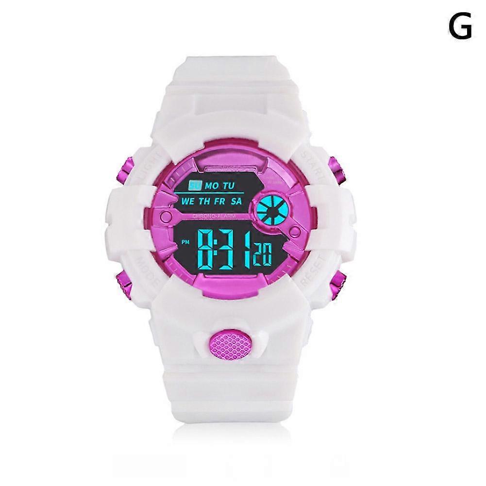Led elektronisch sporthorloge voor koppels, eenvoudig, casual, sprankelend, verstelbare wekker, multifunctioneel