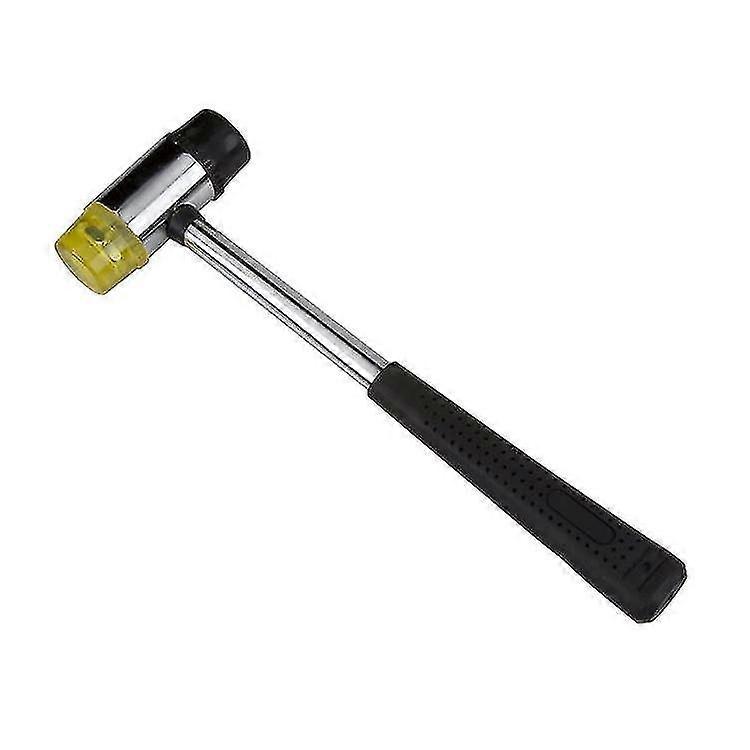 27mm Rubber Hammer, Non-slip Rubber Handle, Double Sided Soft Mallet With For Leather, Jewelry And Home Renovation
