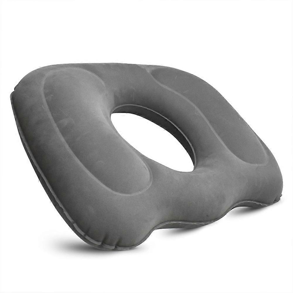 Inflatable Seat Cushion for Hemorrhoids - Round Orthopedic Seat Cushion, Orthopedic Cushion, Relieves Hemorrhoids, Piles, Coccyx or Postpartum Pain