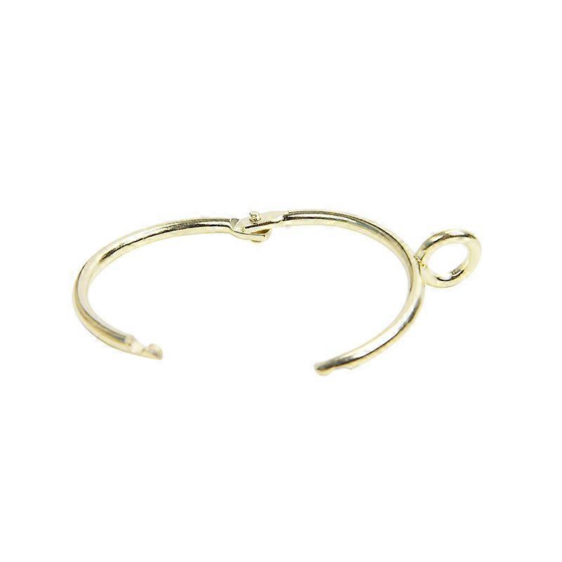 20 PackRustproof Metal Curtain Rings Drape Buckles with Open Eyelets38mmGold