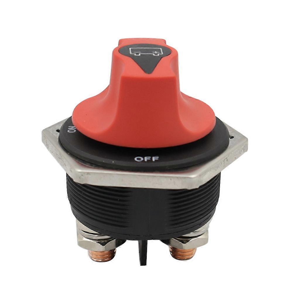 12V-48V 50A/100A/200A/300A Auto DC Battery Disconnect Switch 2 Position Battery Selector Switch ON/OFF for Car RV Boat Marine