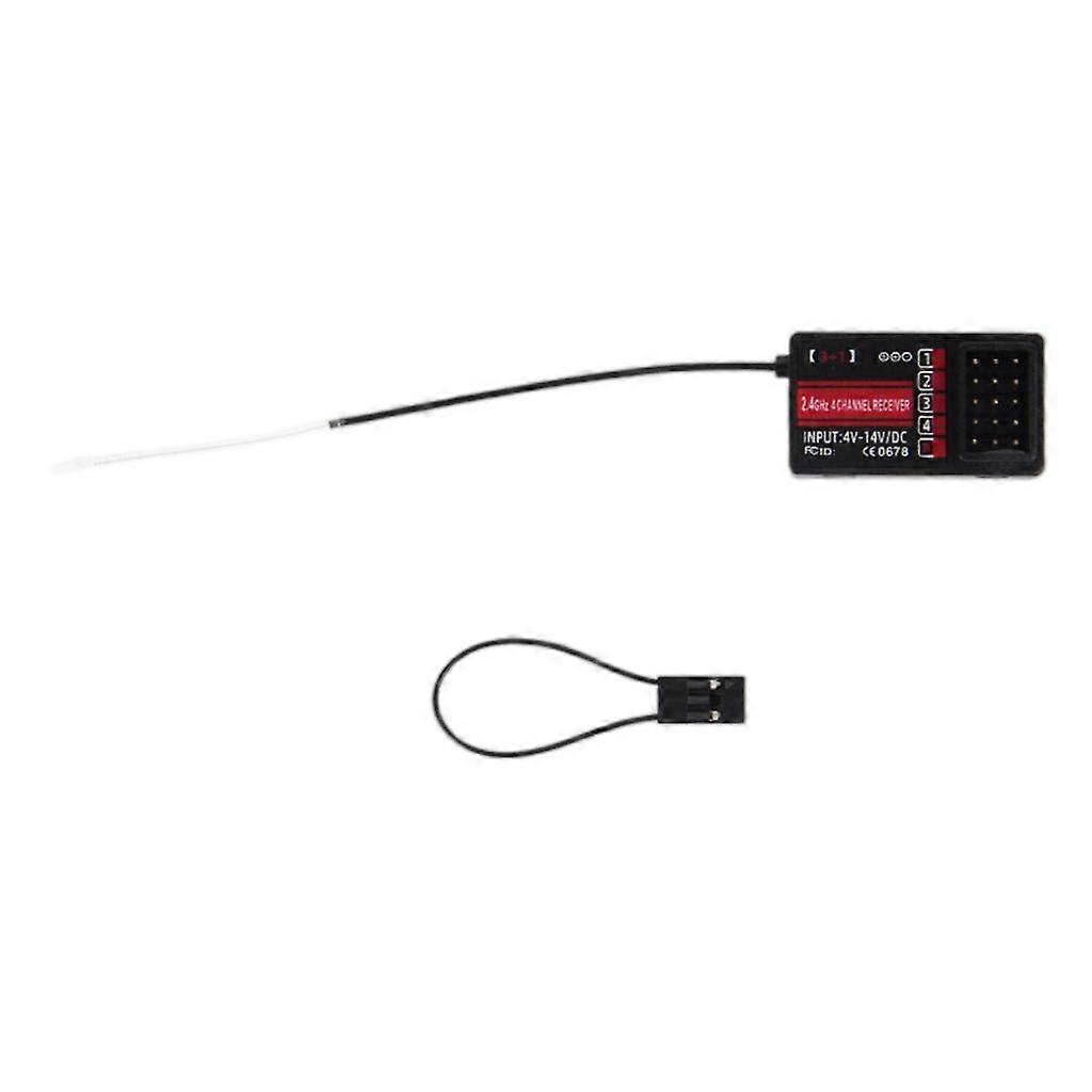 2.4G 4Channels Radio Transmitter with Receiver for RC Car Boat Tank Accessory , A
