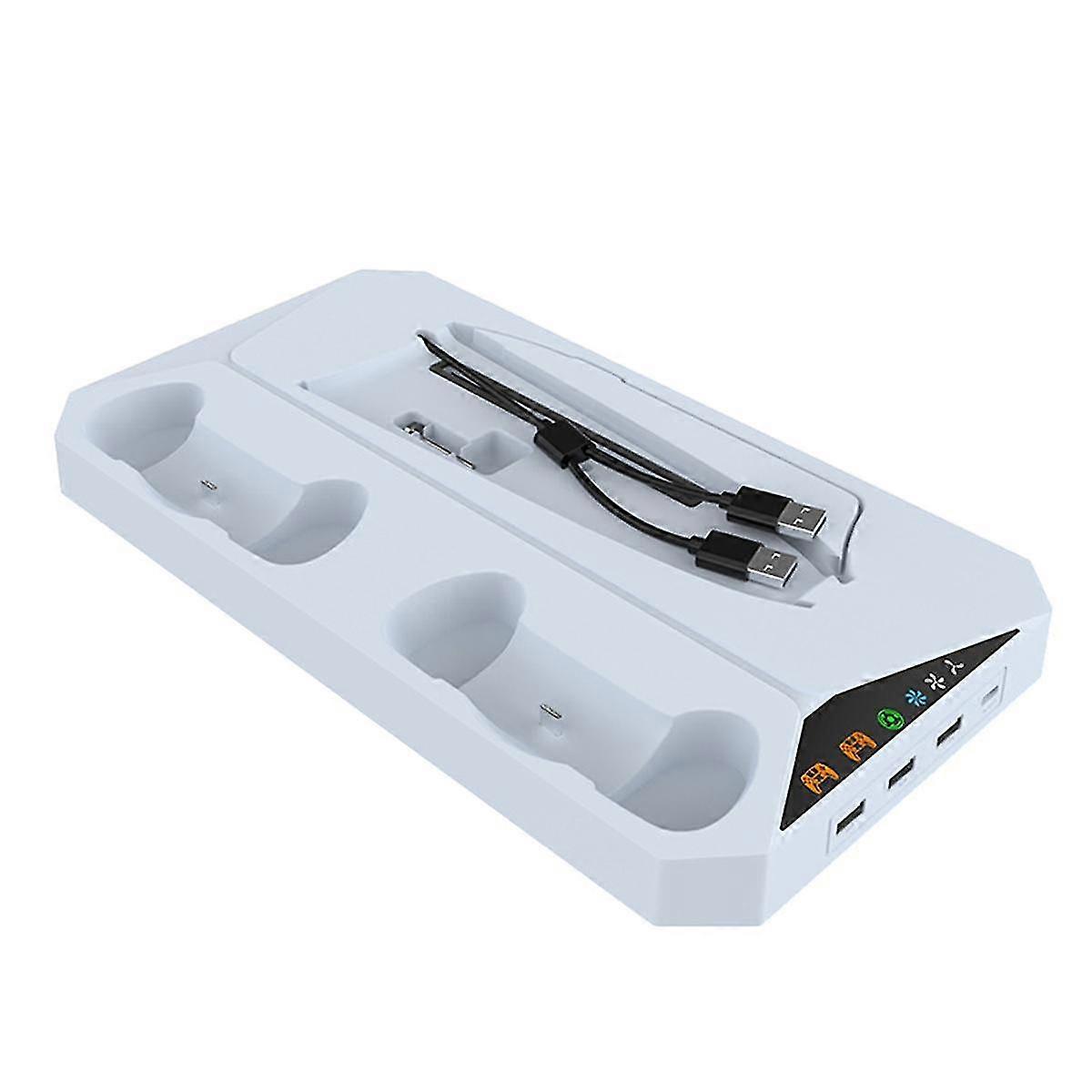 For Slim Optical Digital Console Cooling Base Handle Dual Docking Headphone Hanger Base