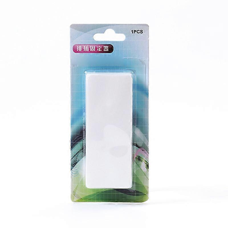 Self Adhesive Power Socket Fixer Punch Free Seamless Wall Mounted Power Strip Holder Fixator For Home
