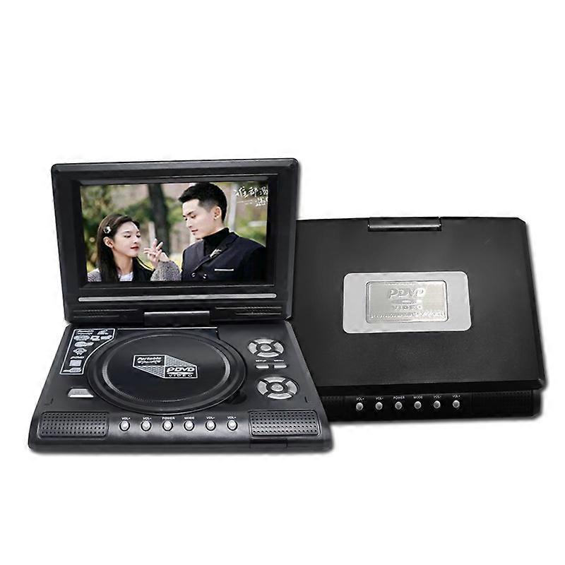 7.8 Inches Portable DVD Player High Clarity TV Function Built-in Card Reader Swivel Screen Mobile DVD Player for Travel