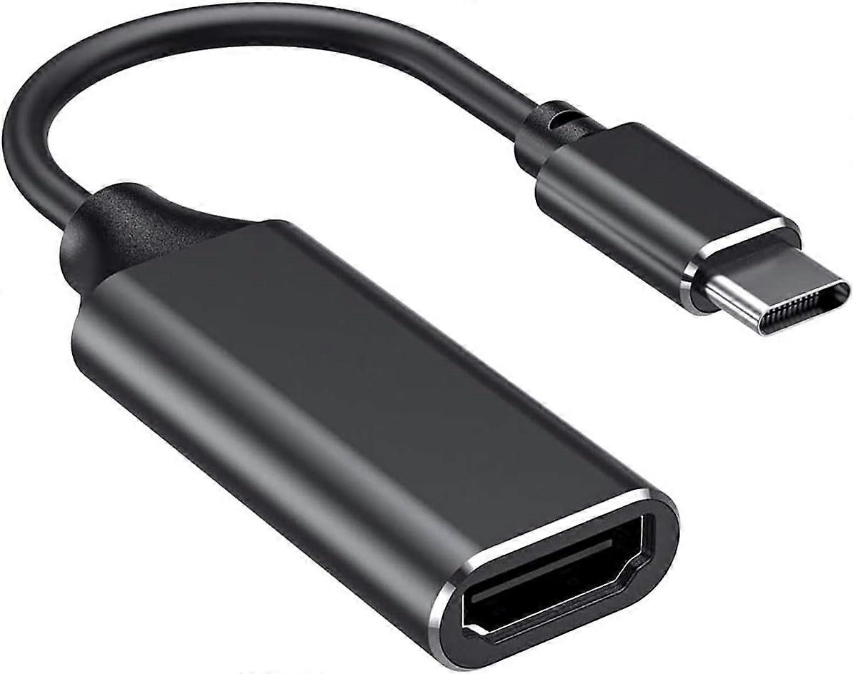 USB C To HDMI Adapter for Mac OS - Thunderbolt 3, 4K, Compatible with MacBook Pro/Air, Galaxy, Dell XPS, Pixelbook, Microsoft (1 Pack)