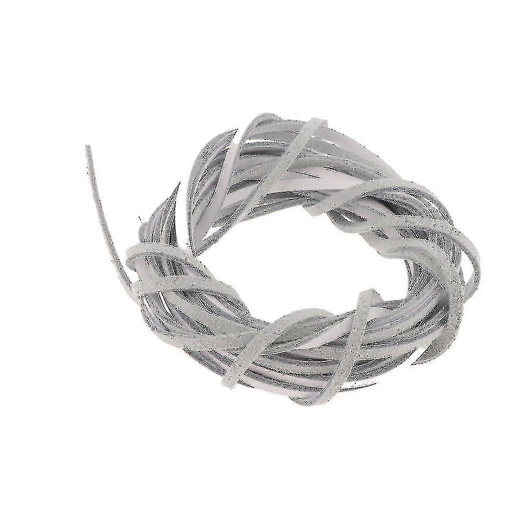 الجلود الحبل الجلود الحبل الأشرطة الجلدية لصنع المجوهرات الحرف اليدوية - الكاكي