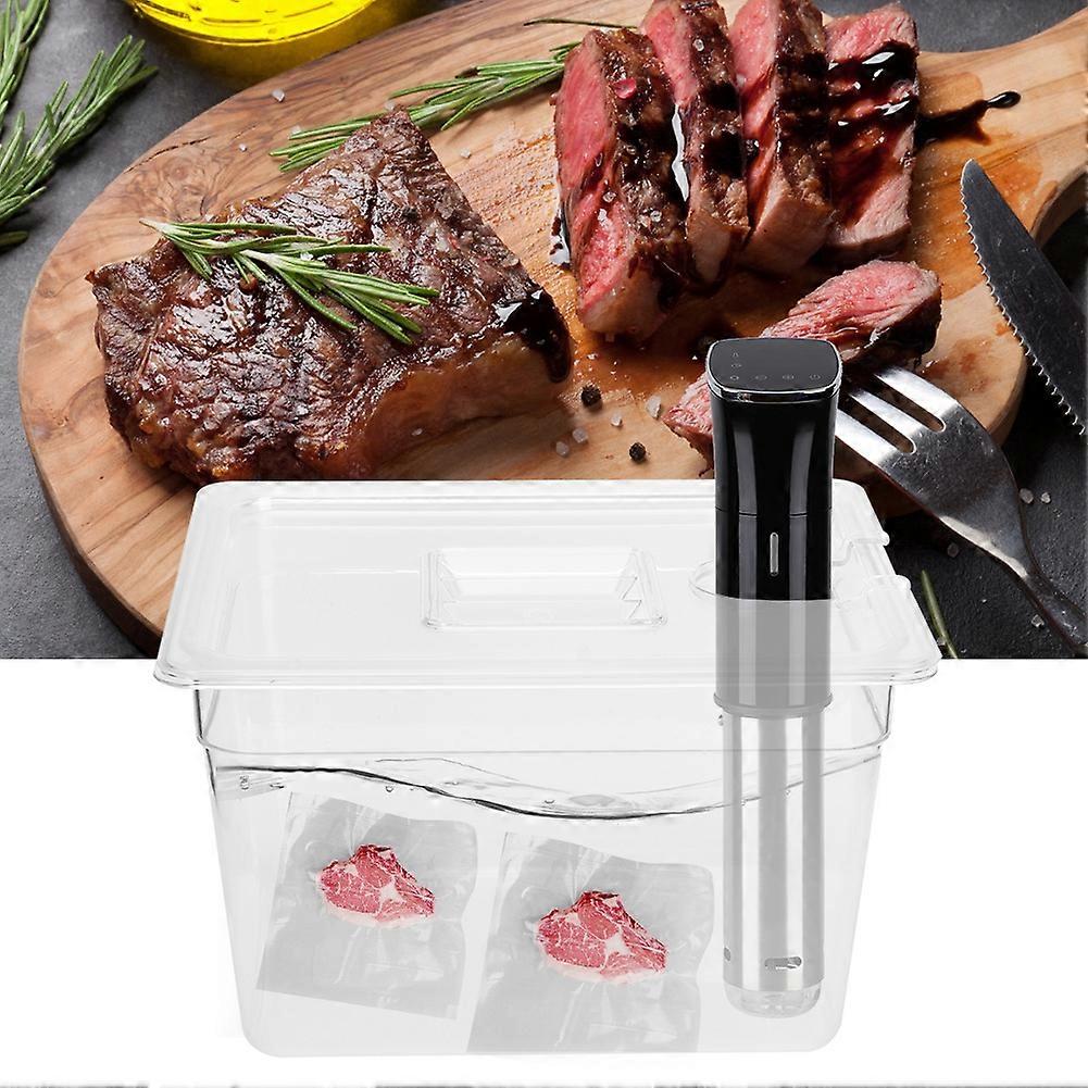 Collapsible Hinged Sous Vide Container for Precision Cooker - 11L with Lid