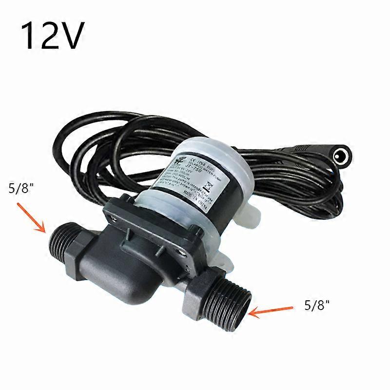 JT-750D DC 12V αντλία νερού χωρίς ψήκτρες αντλία μηχανών 1/2'' 5/8'' Νήμα Max 7M 900L/H Εξαιρετικά ήσυχο πλύσιμο αυτοκινήτων Gardon χρησιμοποιώντας αντλία