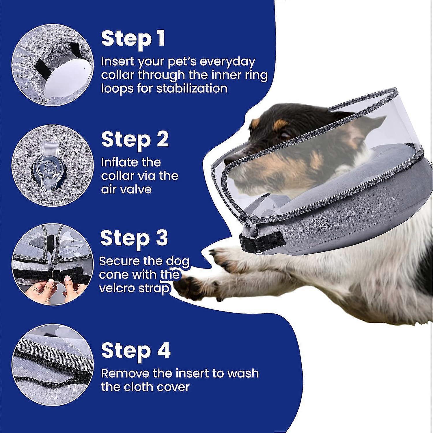 Inflatable Collar Pet Supplies Plus Dog Cone Dog Cone, Inflatable