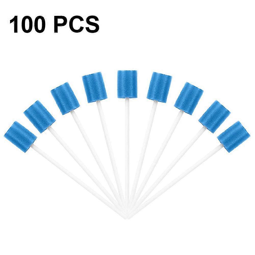 100 sterile munnsvamper MunnhygienesvamperBlå