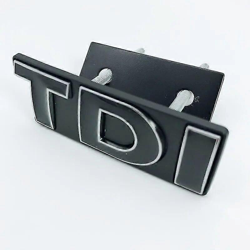 Metall TDI Auto Frontgrill Emblem Emblem Abzeichen Logo