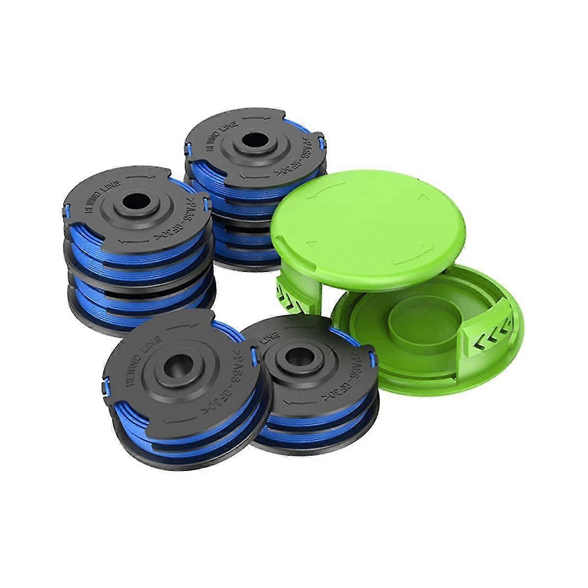 For String Trimmer Replacement Line Compatible With 120x-06 String Trimmer With Cap(8 Spool+2 Cap)