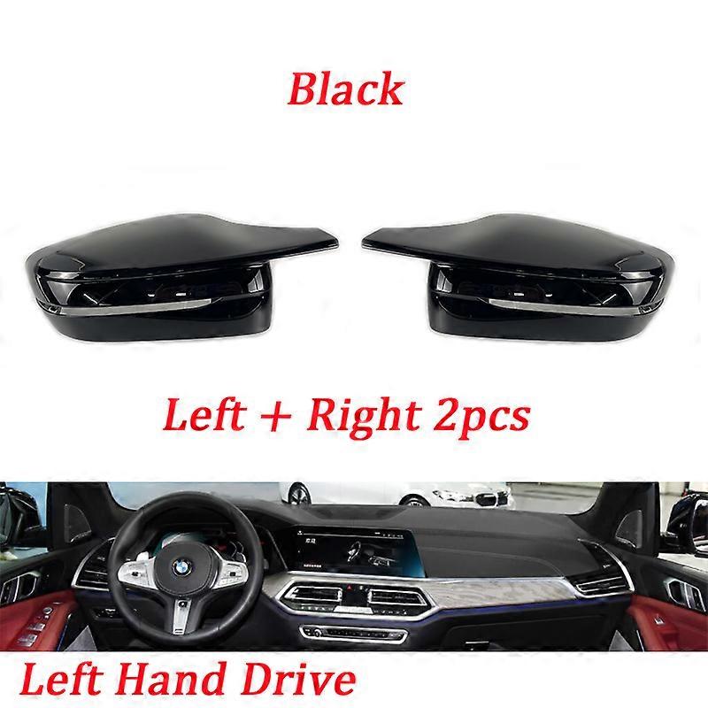 Exterior Side Rearview Mirror Cover Caps For BMW 3/4/5/6/7/8-Series G11 G12 G14 G15 G16 G20 G21 G22 G23 G30 G31 2019 2020
