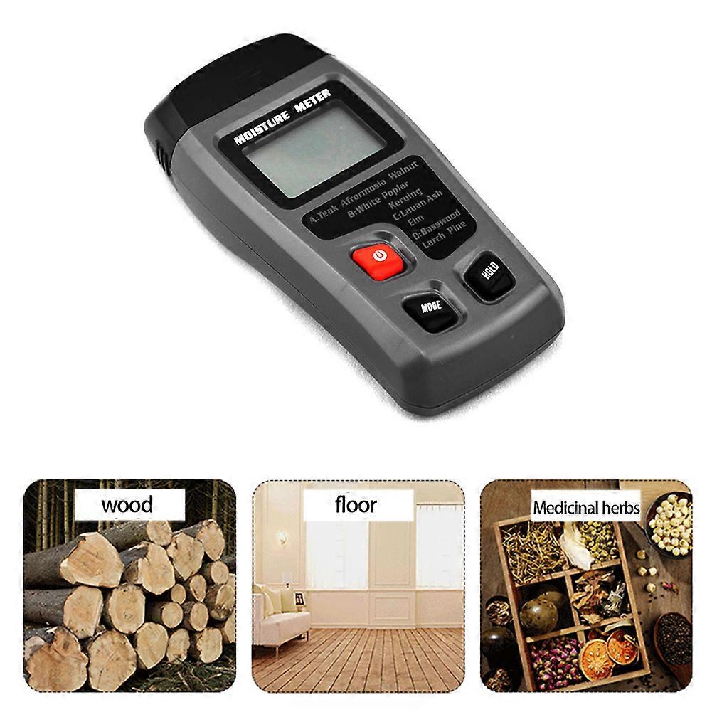 ABS Moisture Meter Digital 0-99.9% Timber Large LCD Display Tree Density Hygrometer Humidity Tester Timber Wood Supplies