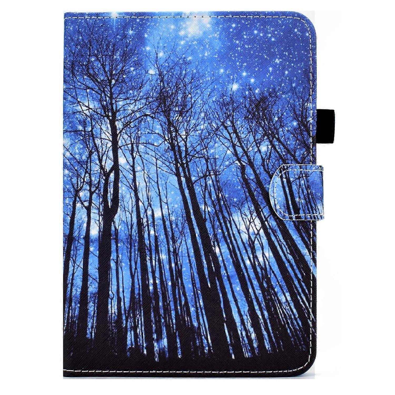 Tablet Case For Lenovo Legion Y700 Colored Drawing Smart Leather Tablet Case(Forest)