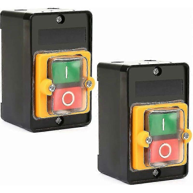 Dww-commutateur De Machine 2 Pices, Interrupteur  Bouton-poussoir De Machine Ac 220v/380v 10a Interrupteur  Bouton-poussoir Marche/arrt, Interrupteur