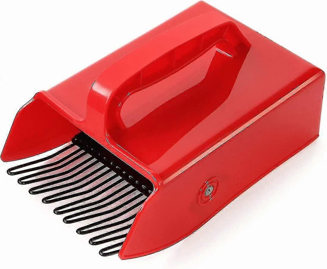 Blueberry Comb - Berry Scoop - Plastic Berry Picker Tools For Picking Raspberries, Blackberries, Blueberries And Blackcurrants (red)
