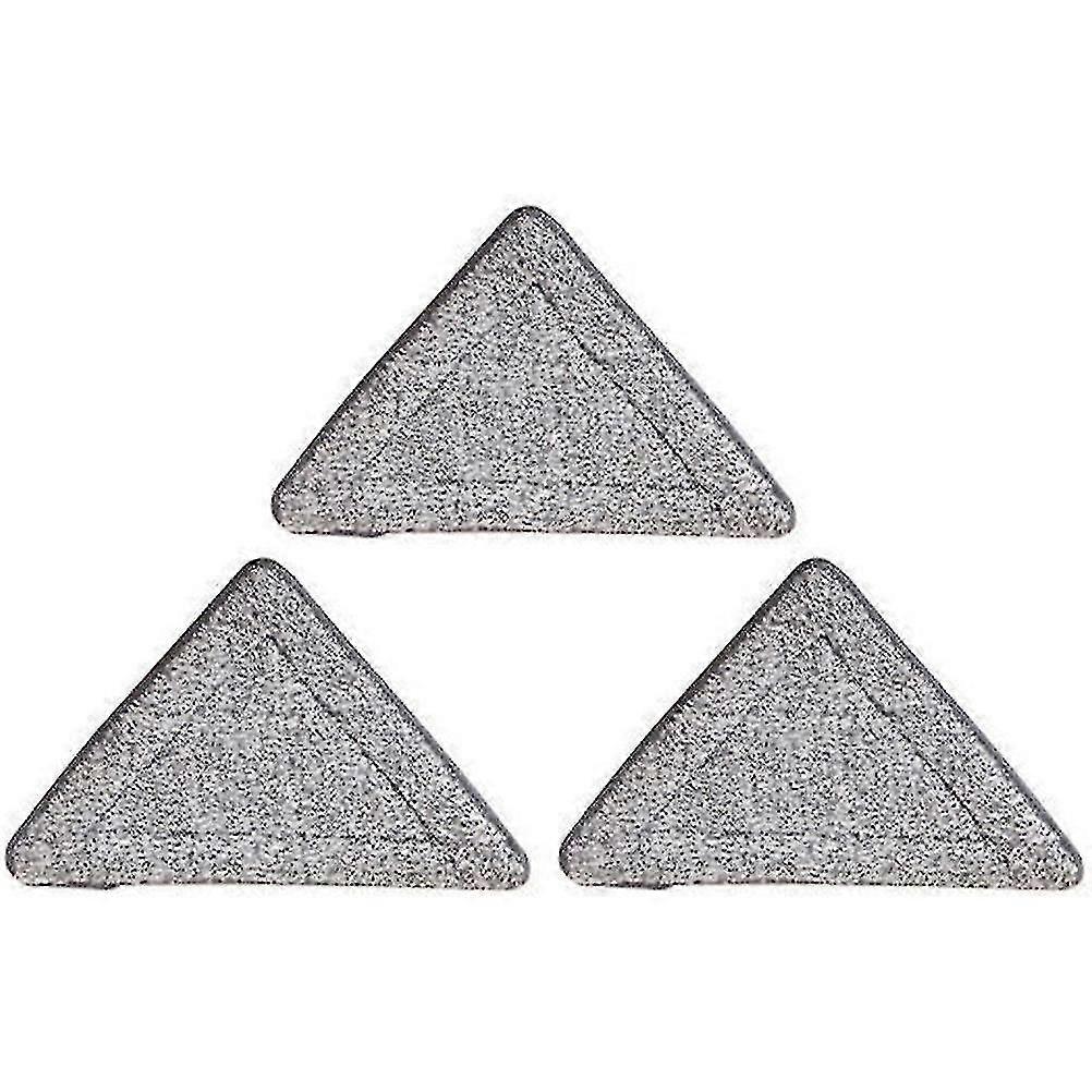 3pcs Triangle Mop Heads Replacements Cleaning Mop Refill Mop Replacement Pads