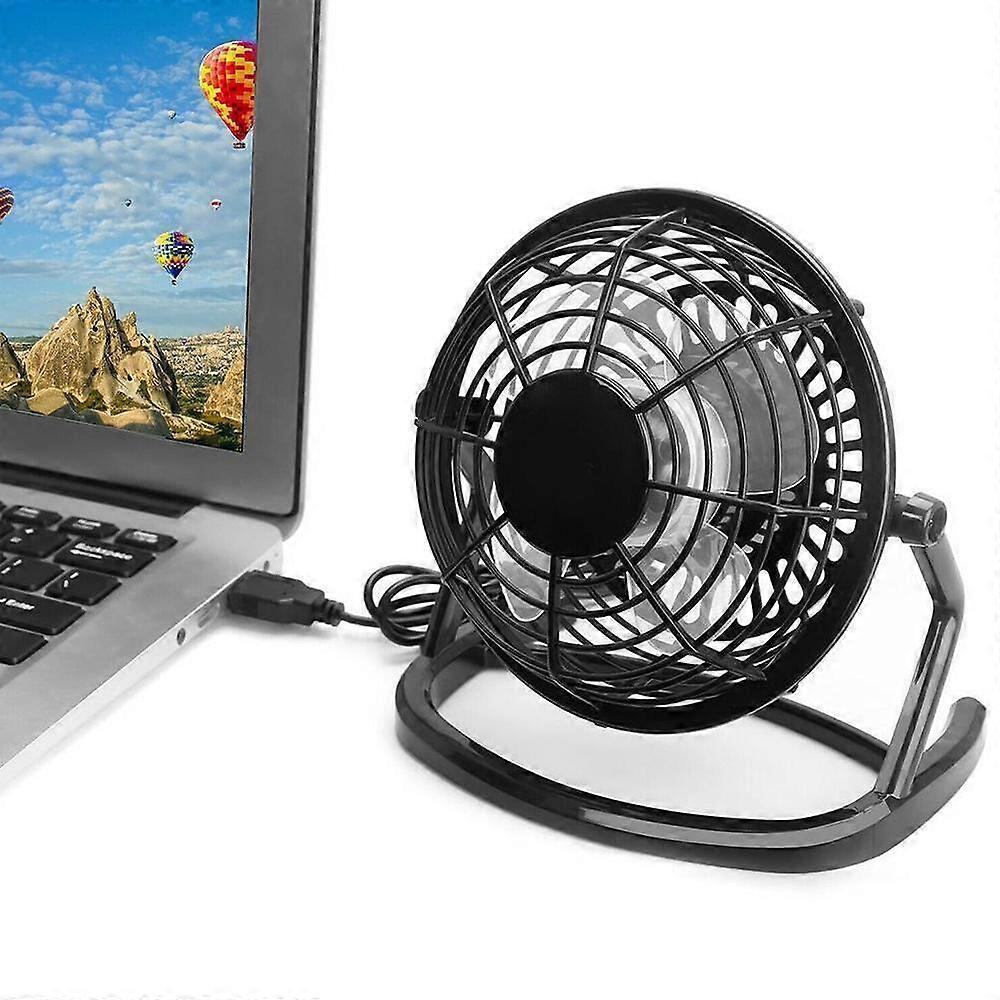 Mini USB Desk-Fan Small Quiet Personal Cooler USB Powered Portable Table Fan B[X