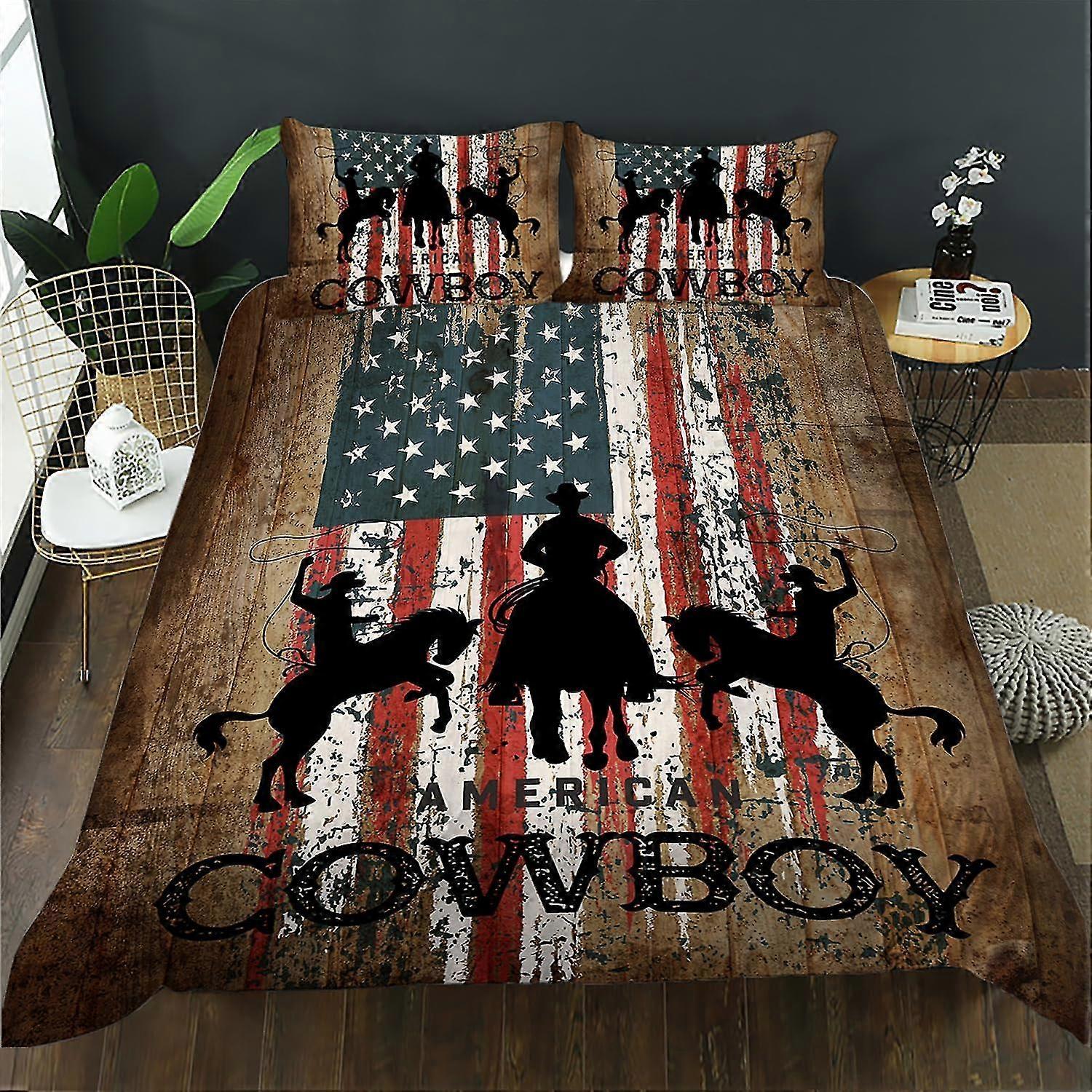 b820 Lençóis Snowfield Forest Animals Edredom 3 Peças Conjunto de Cama 1 Capa de Colcha e 2 Fronhas Lençóis gb820