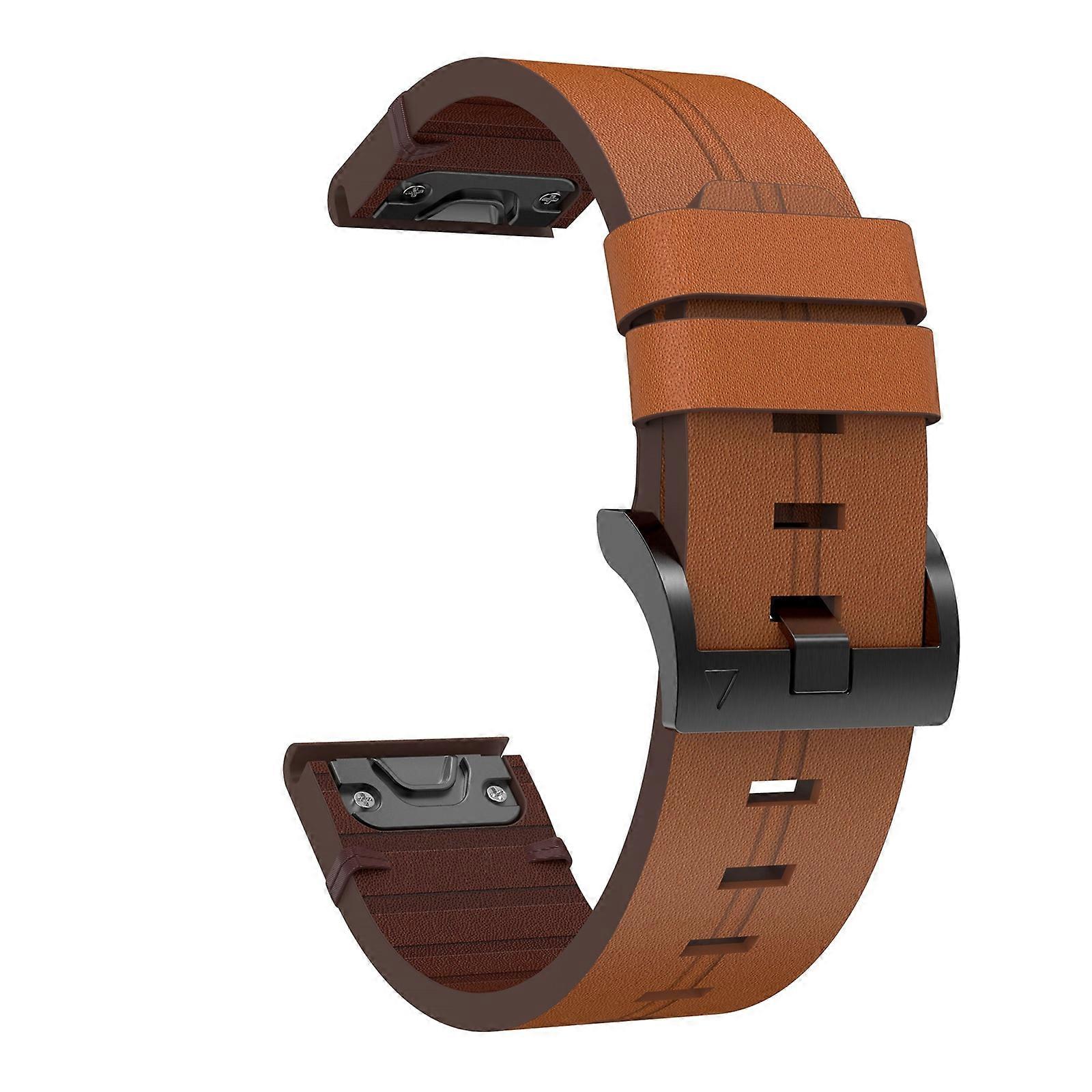 Lærurrem til Garmin Fenix 5