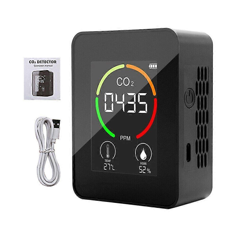 3in1 Portable Carbon Dioxide Detector with LCD Digital Temp Humidity CO2 Meter