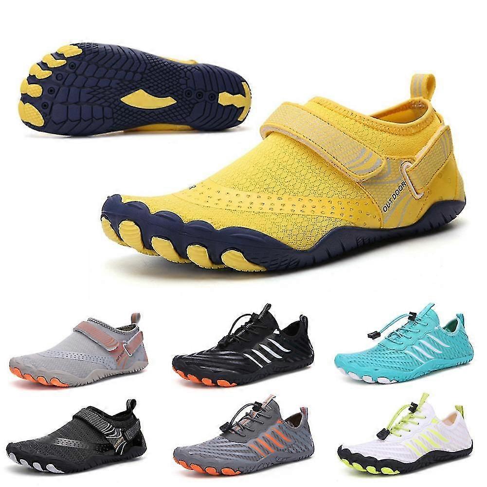Unisex Dalış Aqua Ayakkabı Yüzme Su Ayakkabıları Erkek Kadın Yaz Yalınayak Plaj Ayakkabıları Hızlı Kuru Kaymaz Nehir Deniz Dalış Spor Ayakkabılar