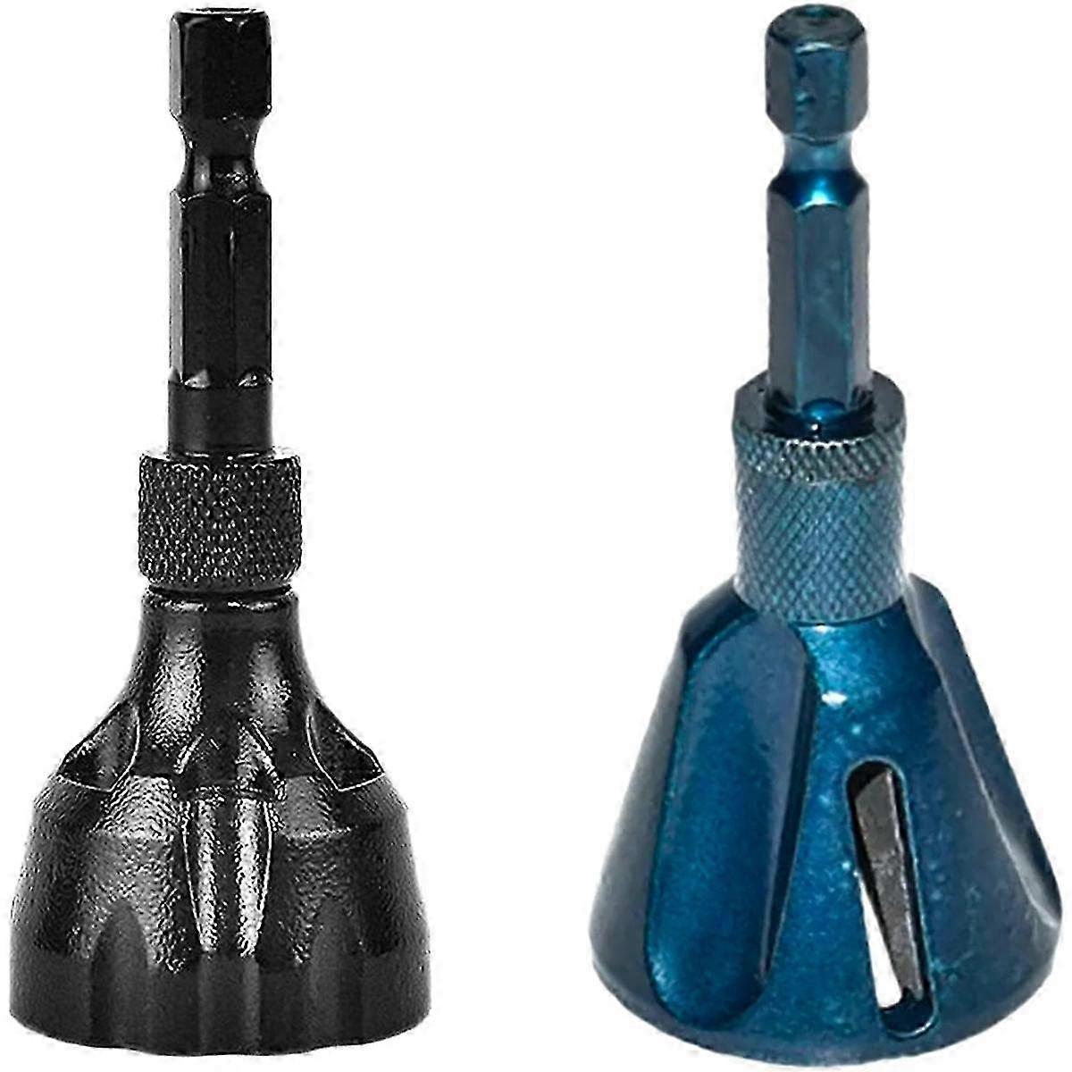All Thread Deburring Tool, With Tungsten Carbide Blade, Deburring Chamfering Drill Bit, Remove Burr Tools 2pack