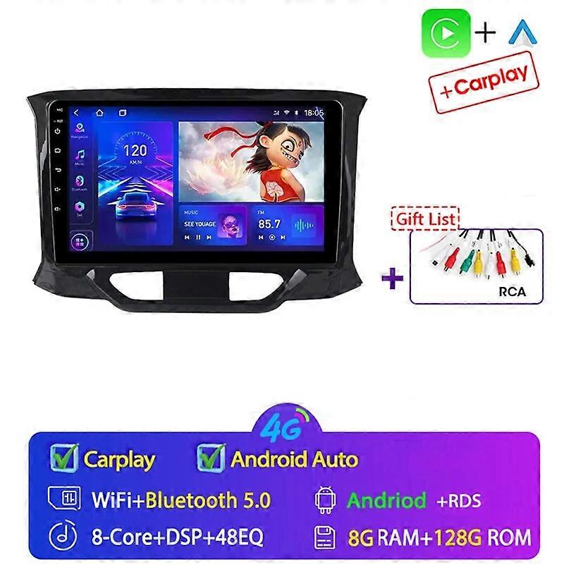 For LADA Xray Android 13 Car Radio multimedia video player 2015 2016 2017 2018 2019 Year IPS GPS SIM navigation audio 2din