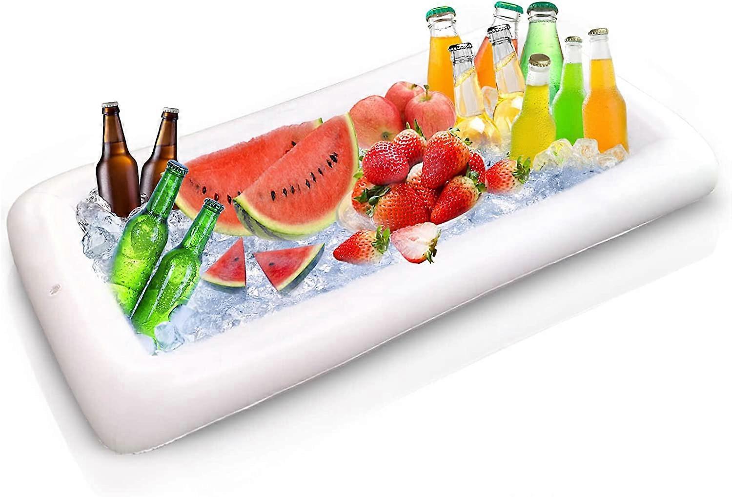 Pool Floating Tray,13565cm Inflatable Floating Bar Tray,PVC Floating Beer Rack