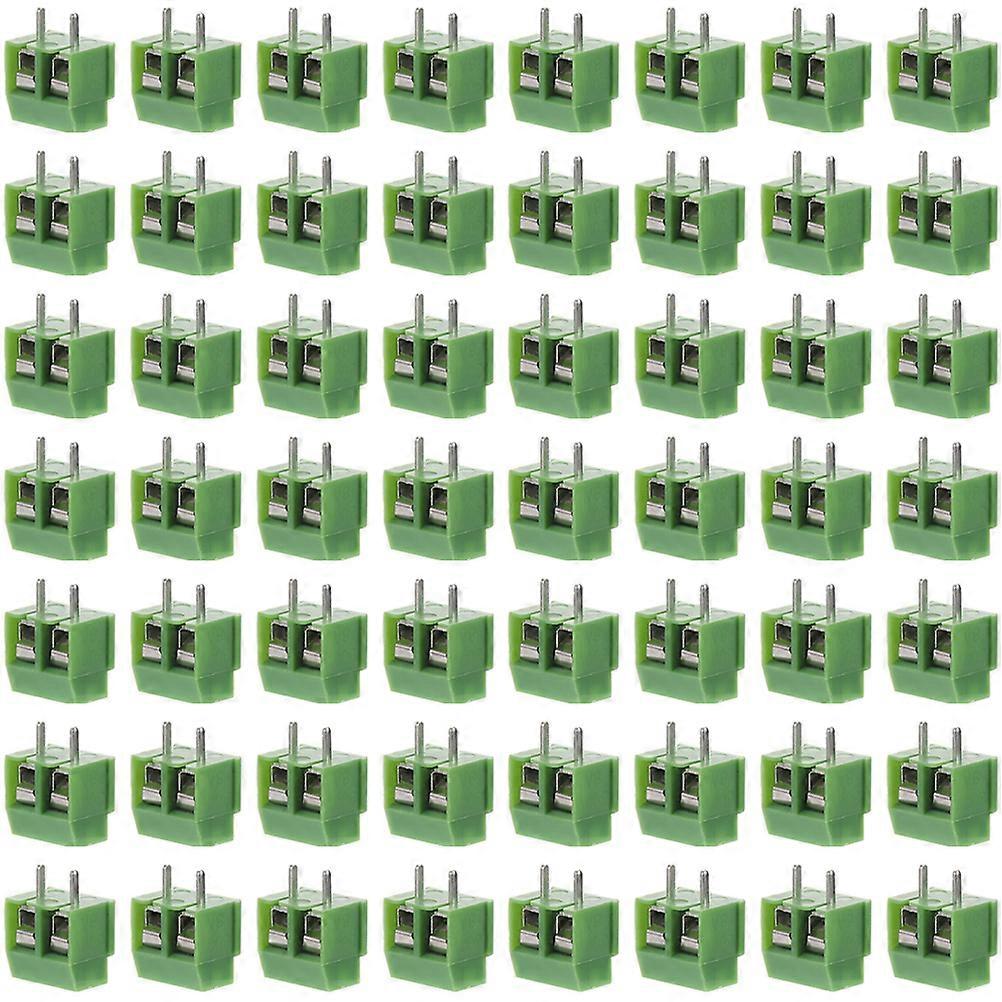 80 Pcs Terminal Blocks Electrical 2 Pin Connector Electrical Terminal Block Pcb Terminal Block 2 Pin