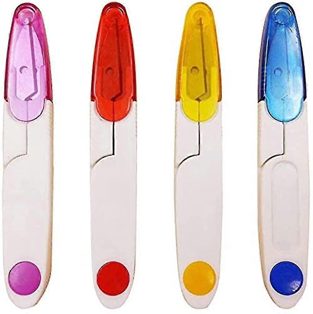 Sewing Snips,plastic U-shape Thread Snips For Tailor Sewing,4pcs