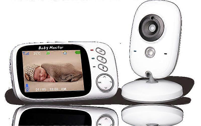 2024 Baby Monitor With Camera And Night Vision, Baby Monitor Video Wireless 3.2'' Lcd Screen With Vox Mode, Two-way Talk