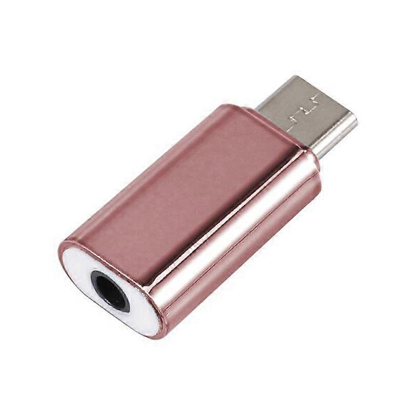 Adapter Portable Plug Play Mini Type C to 3.5mm Headphone Jack Audio Stereo Converter Compatible Huawei JIKAIX