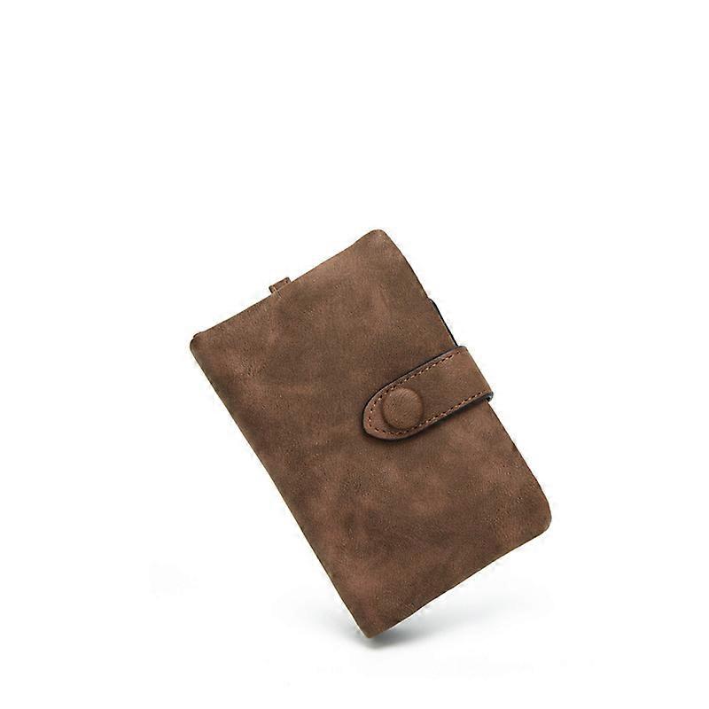 RFID Blocking Women's Leather Short Wallet with Multiple Card Slots and Coin Pocket Stylish and Secure